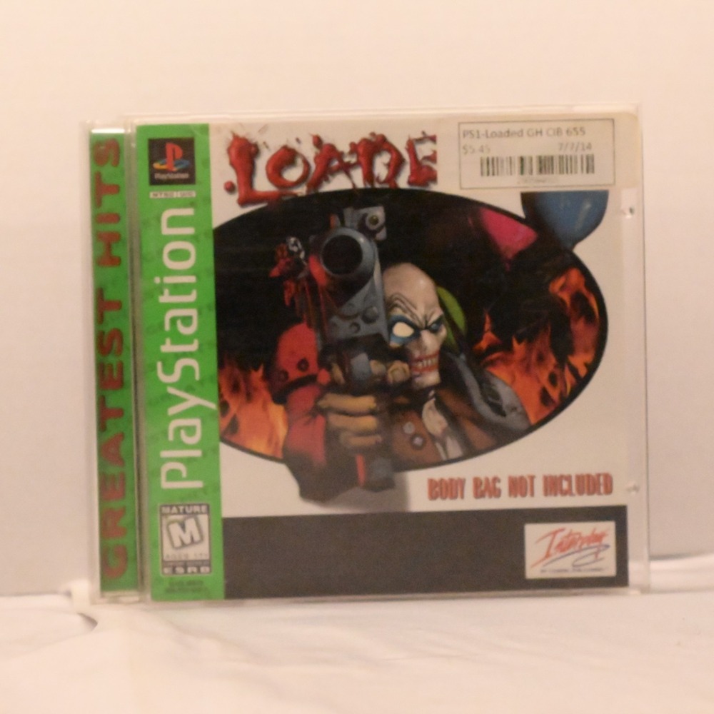 Loaded PS1 Greatest Hits With Manual Case Disc PlayStation‎